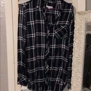 Flannel button down